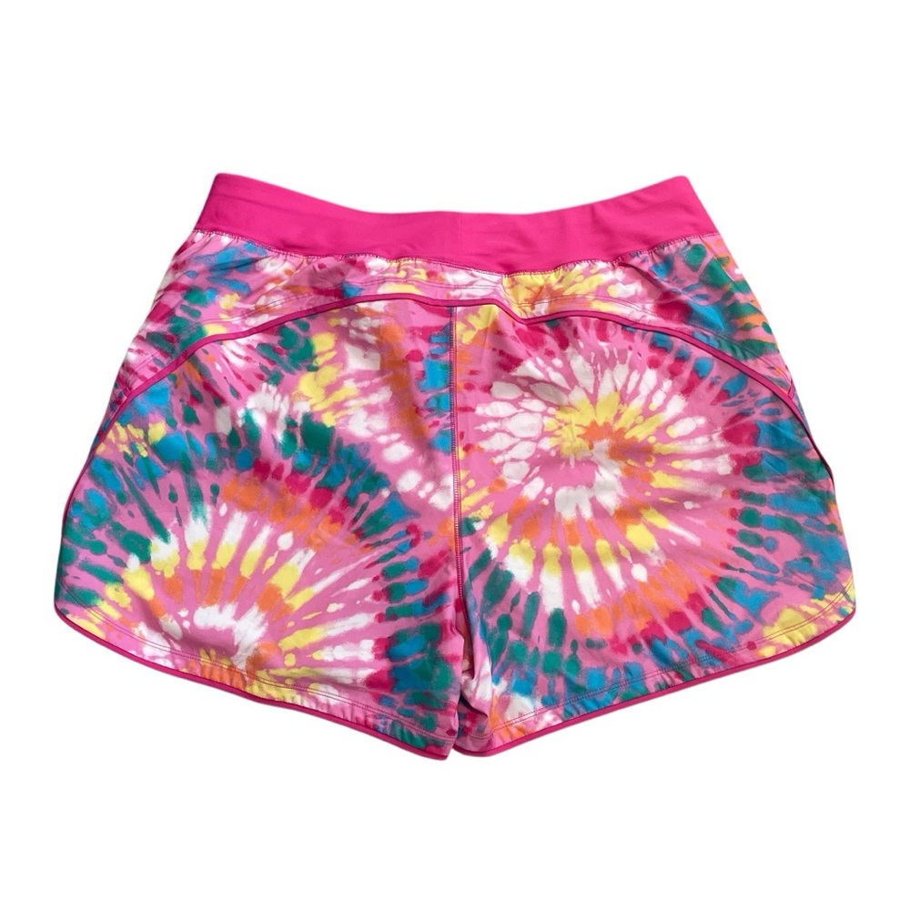Lands’ End Vibrant Tie-Dye Women's Shorts - Picture 2 of 4